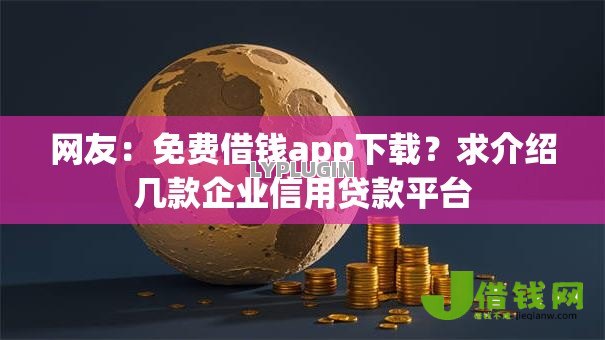 网友：免费借钱app下载？求介绍几款企业信用贷款平台