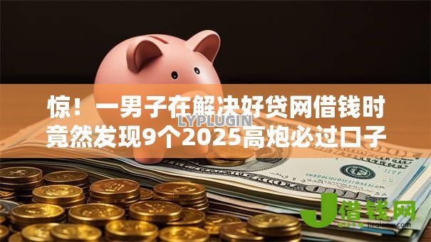 惊！一男子在解决好贷网借钱时竟然发现9个2025高炮必过口子秒下款，事后分享了出来