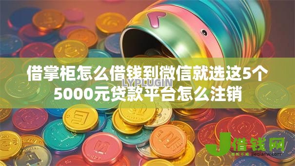 借掌柜怎么借钱到微信就选这5个5000元贷款平台怎么注销 借掌柜怎么借钱到微信就选这5个5000元贷款平台怎么注销