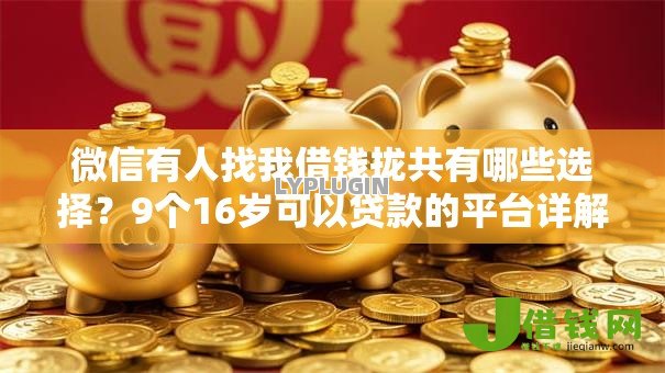微信有人找我借钱拢共有哪些选择?9个16岁可以贷款的平台详解 微信有人找我借钱拢共有哪些选择?9个16岁可以贷款的平台详解