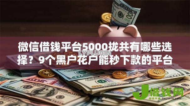 微信借钱平台5000拢共有哪些选择？9个黑户花户能秒下款的平台详解