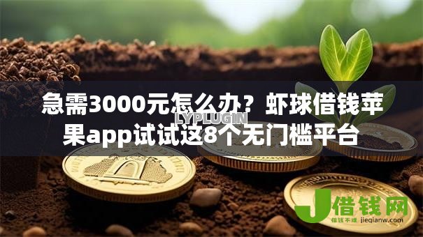 急需3000元怎么办？虾球借钱苹果app试试这8个无门槛平台