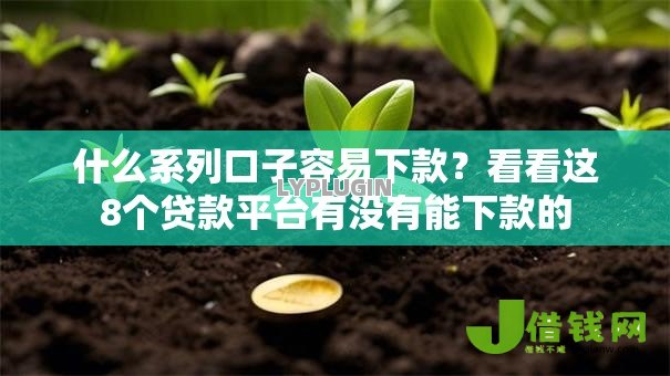 什么系列口子容易下款？看看这8个贷款平台有没有能下款的