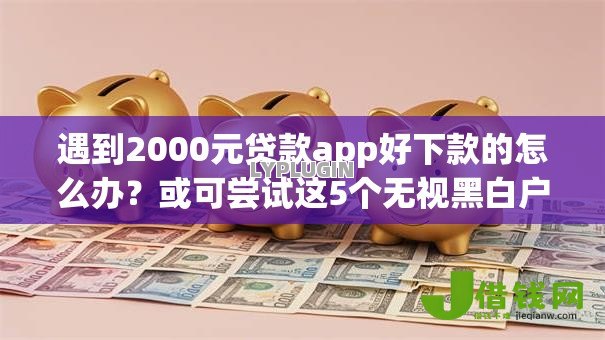 遇到2000元贷款app好下款的怎么办？或可尝试这5个无视黑白户的贷款app