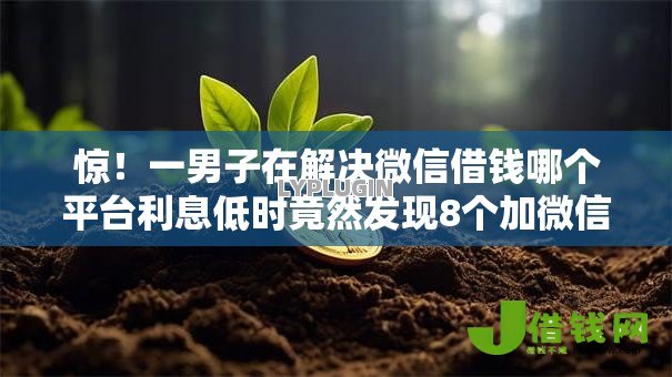 惊!一男子在解决微信借钱哪个平台利息低时竟然发现8个加微信审核必下的网贷平台,事后分享了出来 惊!一男子在解决微信借钱哪个平台利息低时竟然发现8个加微信审核必下的网贷平台,事后分享了出来