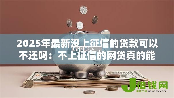 2025年最新没上征信的贷款可以不还吗：不上征信的网贷真的能赖账吗
