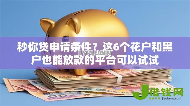 秒你贷申请条件?这6个花户和黑户也能放款的平台可以试试 秒你贷申请条件?这6个花户和黑户也能放款的平台可以试试