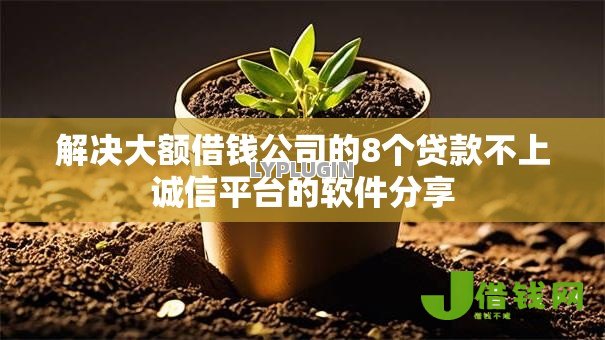 解决大额借钱公司的8个贷款不上诚信平台的软件分享 解决大额借钱公司的8个贷款不上诚信平台的软件分享