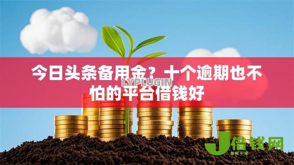 今日头条备用金？十个逾期也不怕的平台借钱好