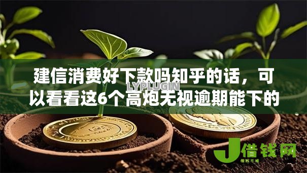 建信消费好下款吗知乎的话，可以看看这6个高炮无视逾期能下的app