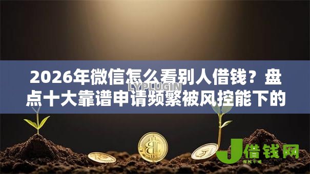 2026年微信怎么看别人借钱？盘点十大靠谱申请频繁被风控能下的口子