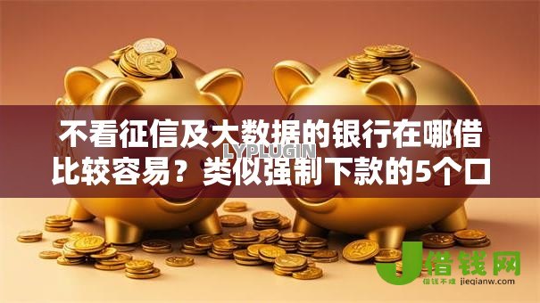 不看征信及大数据的银行在哪借比较容易?类似强制下款的5个口子参考 不看征信及大数据的银行在哪借比较容易?类似强制下款的5个口子参考