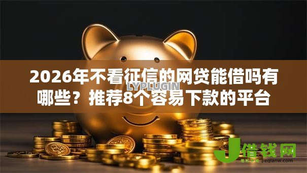 2026年不看征信的网贷能借吗有哪些？推荐8个容易下款的平台