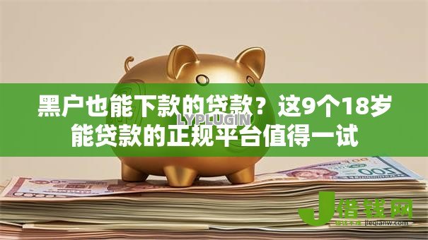 黑户也能下款的贷款?这9个18岁能贷款的正规平台值得一试 黑户也能下款的贷款?这9个18岁能贷款的正规平台值得一试