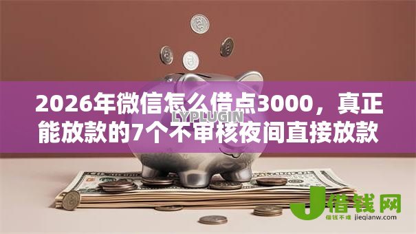 2026年微信怎么借点3000,真正能放款的7个不审核夜间直接放款的网贷平台推荐 2026年微信怎么借点3000,真正能放款的7个不审核夜间直接放款的网贷平台推荐