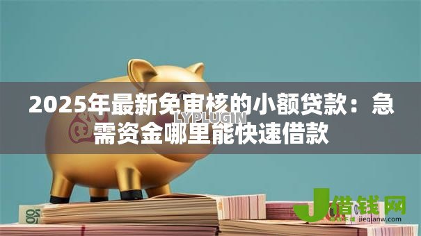 2025年最新免审核的小额贷款:急需资金哪里能快速借款 2025年最新免审核的小额贷款:急需资金哪里能快速借款