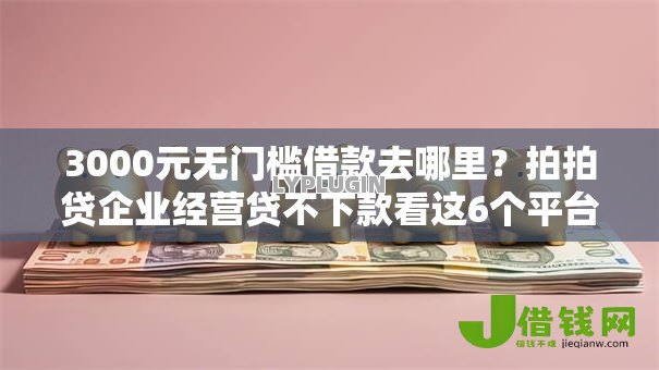3000元无门槛借款去哪里？拍拍贷企业经营贷不下款看这6个平台