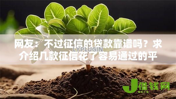 网友:不过征信的贷款靠谱吗?求介绍几款征信花了容易通过的平台借款 网友:不过征信的贷款靠谱吗?求介绍几款征信花了容易通过的平台借款