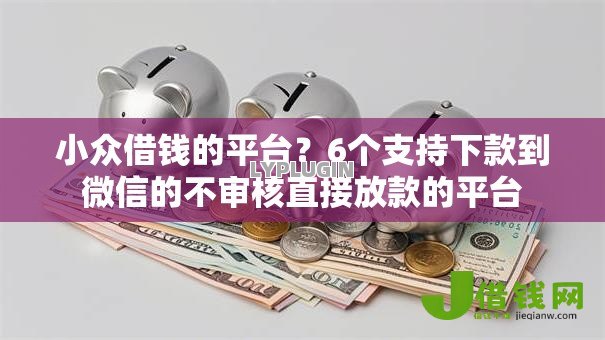 小众借钱的平台?6个支持下款到微信的不审核直接放款的平台 小众借钱的平台?6个支持下款到微信的不审核直接放款的平台