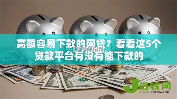 高额容易下款的网贷？看看这5个贷款平台有没有能下款的