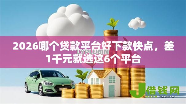 2026哪个贷款平台好下款快点，差1千元就选这6个平台