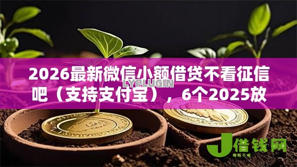2026最新微信小额借贷不看征信吧(支持支付宝),6个2025放款口子论坛无私分享 2026最新微信小额借贷不看征信吧(支持支付宝),6个2025放款口子论坛无私分享