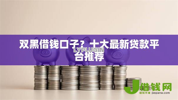 双黑借钱口子?十大最新贷款平台推荐 双黑借钱口子?十大最新贷款平台推荐