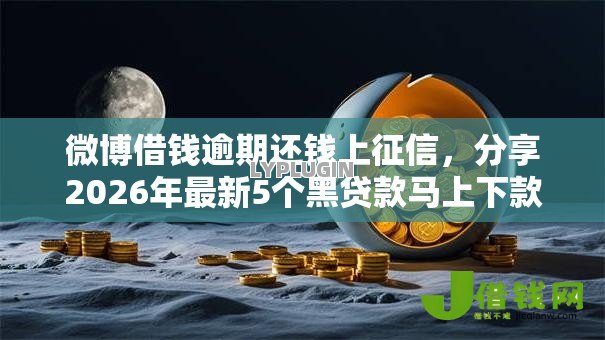 微博借钱逾期还钱上征信，分享2026年最新5个黑贷款马上下款的口子