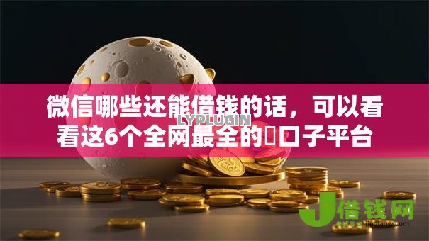 微信哪些还能借钱的话，可以看看这6个全网最全的黒口子平台