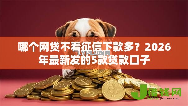 哪个网贷不看征信下款多?2026年最新发的5款贷款口子 哪个网贷不看征信下款多?2026年最新发的5款贷款口子