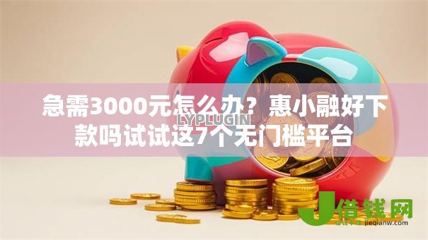 急需3000元怎么办?惠小融好下款吗试试这7个无门槛平台 急需3000元怎么办?惠小融好下款吗试试这7个无门槛平台