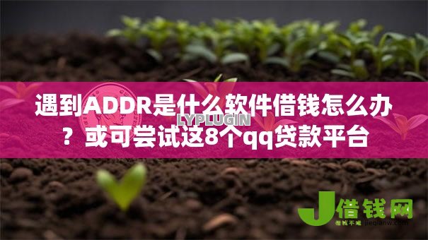 遇到ADDR是什么软件借钱怎么办?或可尝试这8个qq贷款平台 遇到ADDR是什么软件借钱怎么办?或可尝试这8个qq贷款平台