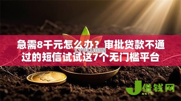 急需8千元怎么办?审批贷款不通过的短信试试这7个无门槛平台 急需8千元怎么办?审批贷款不通过的短信试试这7个无门槛平台