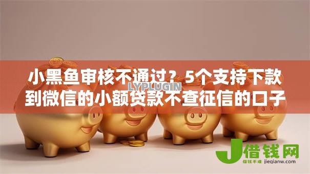 小黑鱼审核不通过?5个支持下款到微信的小额贷款不查征信的口子 小黑鱼审核不通过?5个支持下款到微信的小额贷款不查征信的口子