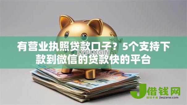 有营业执照贷款口子？5个支持下款到微信的贷款快的平台