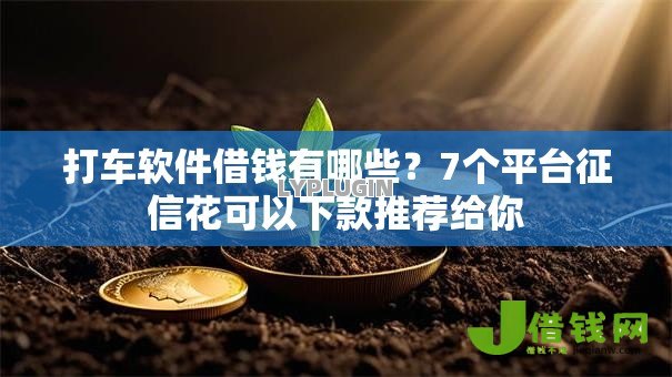打车软件借钱有哪些？7个平台征信花可以下款推荐给你