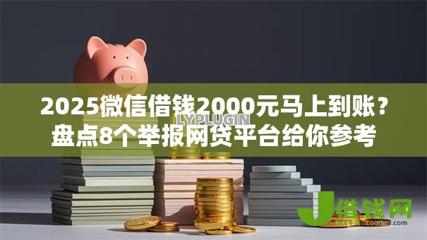 2025微信借钱2000元马上到账？盘点8个举报网贷平台给你参考