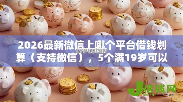 2026最新微信上哪个平台借钱划算（支持微信），5个满19岁可以借款的口子无私分享