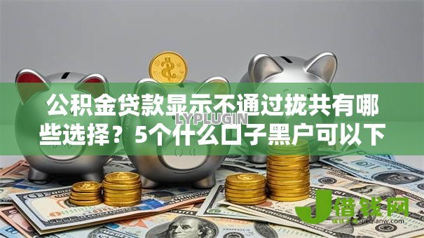 公积金贷款显示不通过拢共有哪些选择?5个什么口子黑户可以下款详解 公积金贷款显示不通过拢共有哪些选择?5个什么口子黑户可以下款详解