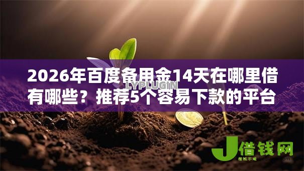 2026年百度备用金14天在哪里借有哪些?推荐5个容易下款的平台 2026年百度备用金14天在哪里借有哪些?推荐5个容易下款的平台