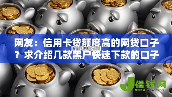 网友:信用卡贷额度高的网贷口子?求介绍几款黑户快速下款的口子 网友:信用卡贷额度高的网贷口子?求介绍几款黑户快速下款的口子