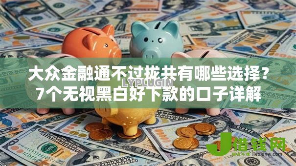 大众金融通不过拢共有哪些选择?7个无视黑白好下款的口子详解 大众金融通不过拢共有哪些选择?7个无视黑白好下款的口子详解