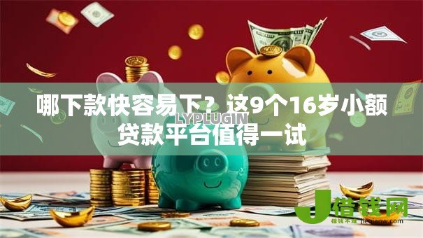 哪下款快容易下?这9个16岁小额贷款平台值得一试 哪下款快容易下?这9个16岁小额贷款平台值得一试
