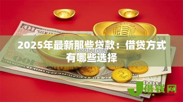 2025年最新那些贷款:借贷方式有哪些选择 2025年最新那些贷款:借贷方式有哪些选择