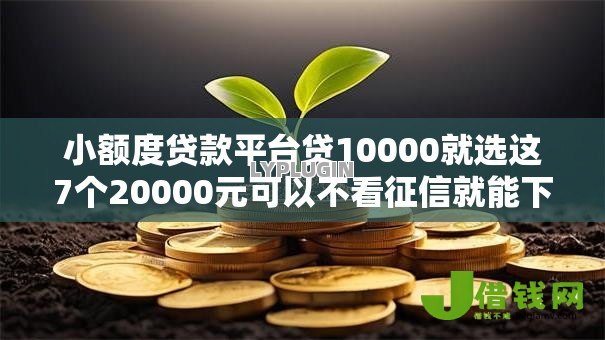 小额度贷款平台贷10000就选这7个20000元可以不看征信就能下款的口子 小额度贷款平台贷10000就选这7个20000元可以不看征信就能下款的口子