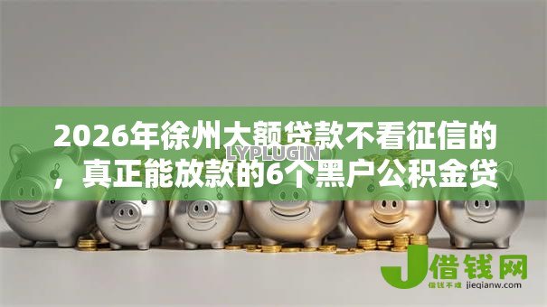 2026年徐州大额贷款不看征信的，真正能放款的6个黑户公积金贷款口子推荐