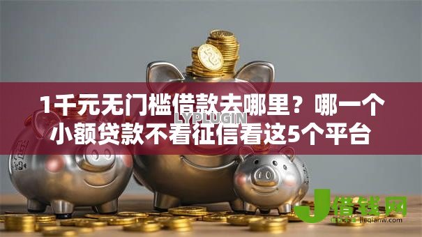 1千元无门槛借款去哪里？哪一个小额贷款不看征信看这5个平台