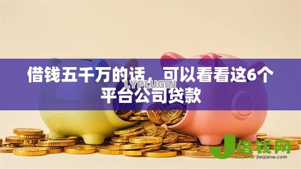 借钱五千万的话，可以看看这6个平台公司贷款