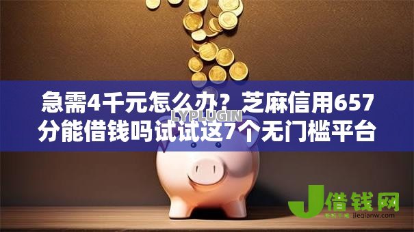 急需4千元怎么办?芝麻信用657分能借钱吗试试这7个无门槛平台 急需4千元怎么办?芝麻信用657分能借钱吗试试这7个无门槛平台