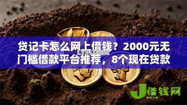 贷记卡怎么网上借钱？2000元无门槛借款平台推荐，8个现在贷款平台好盘点